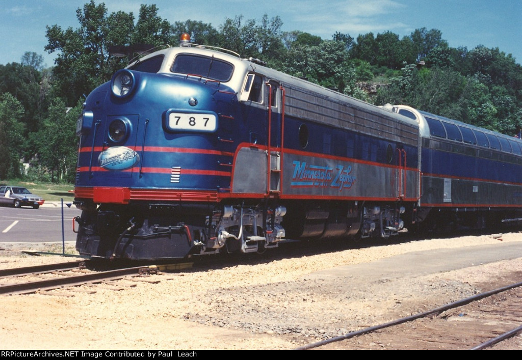 Parked dinner train
